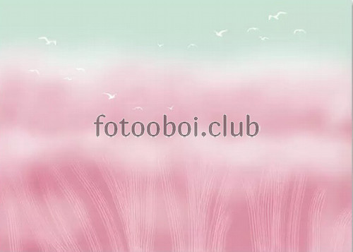 поле, небо, дизайнерские, розовые